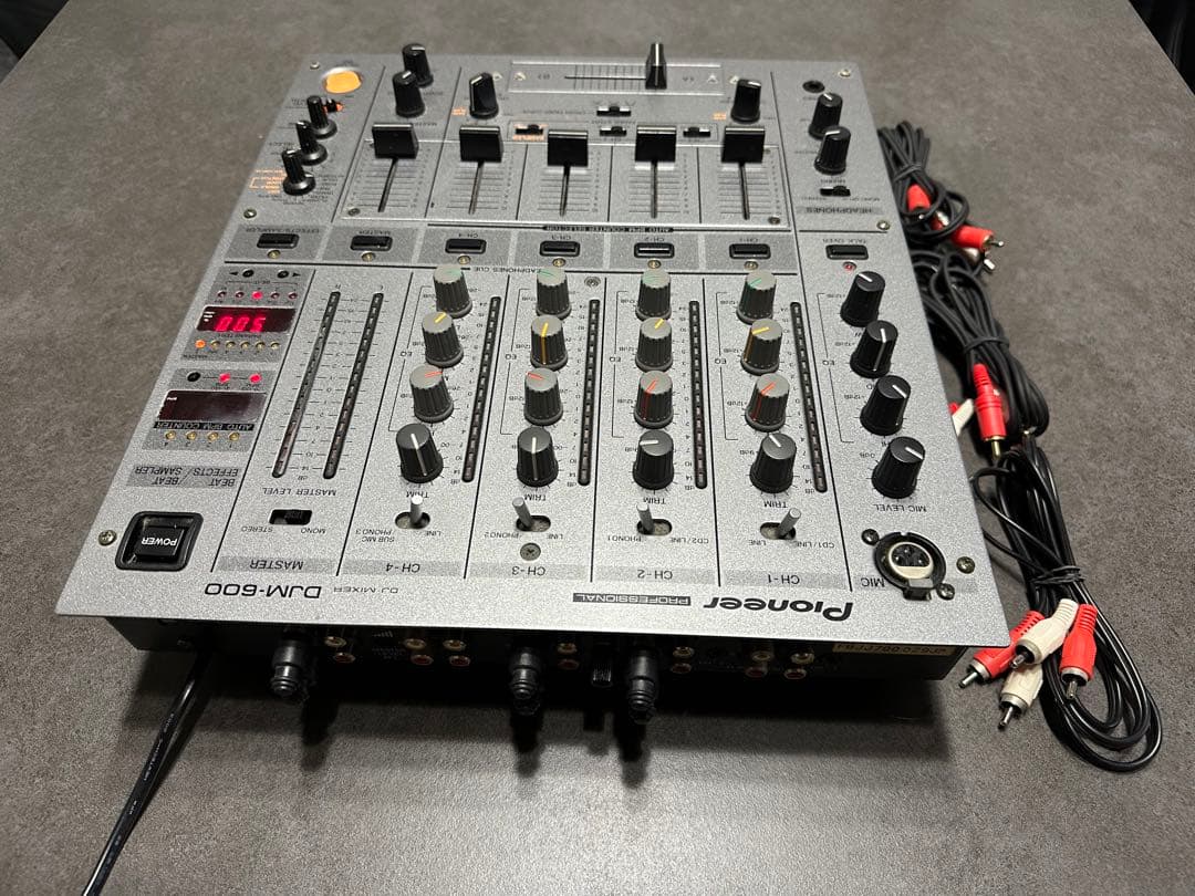 Pioneer DJM-600 DJミキサー（やや難あり）-サロニア EMS リフトブラシ