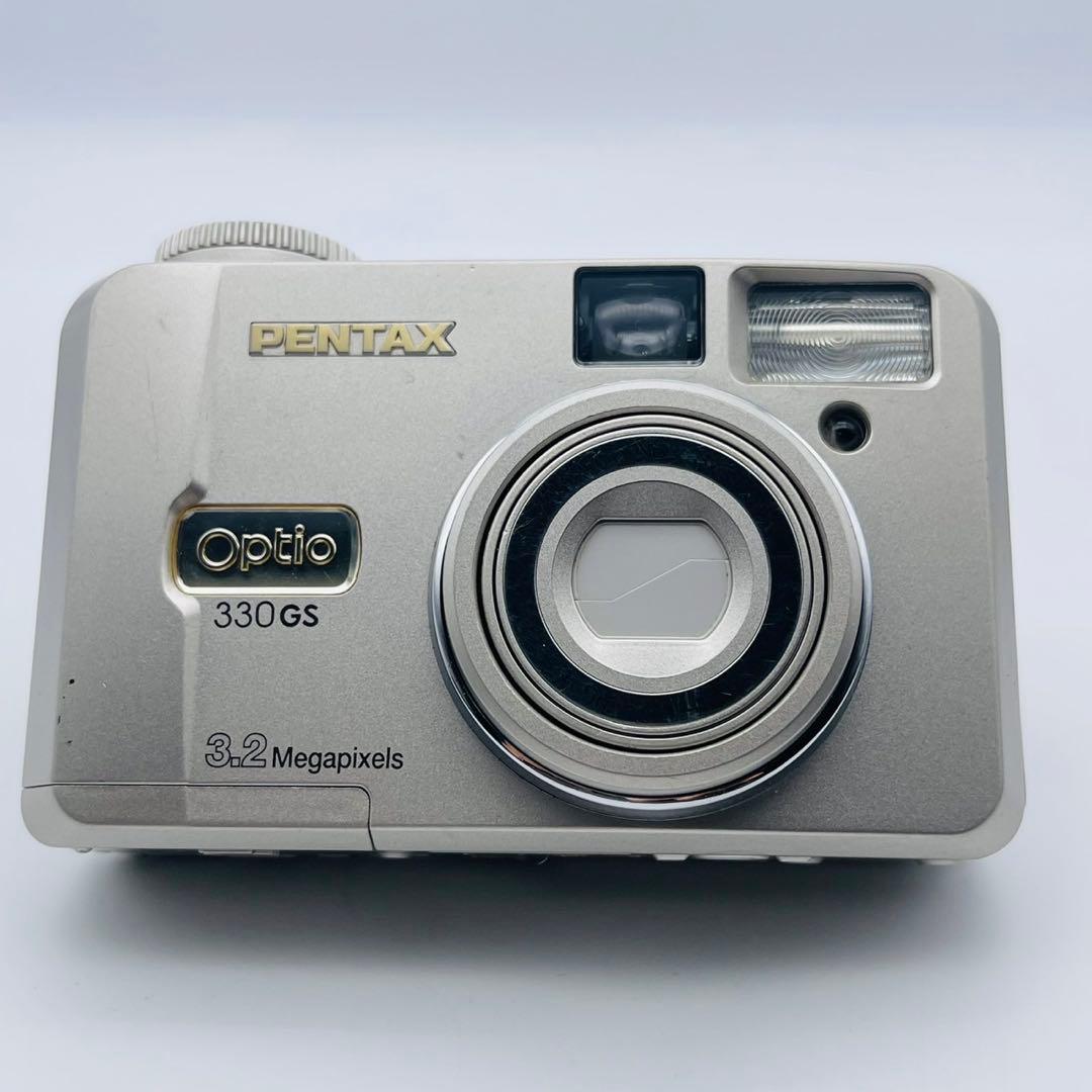 動作確認済み】PENTAX OPTIO 330GS デジタルカメラ 単三電池