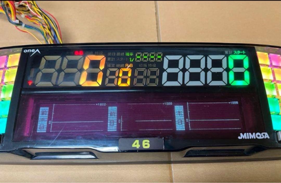 スロットデータカウンター ミモザ 家庭用電源仕様 台付 リセット可