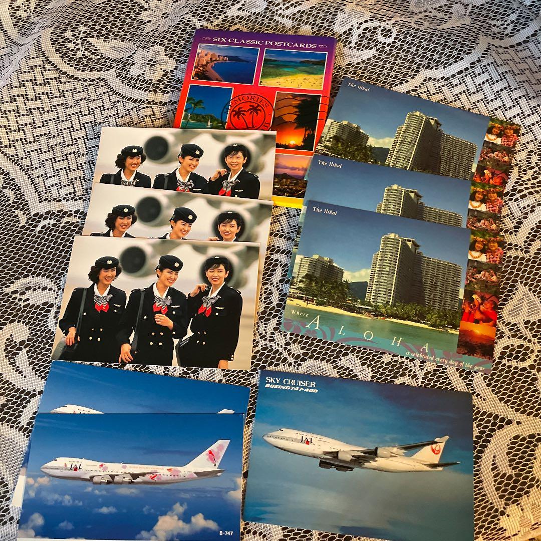 JAL 航空機ポストカード Hawaii 90年代 レトロ - メルカリ