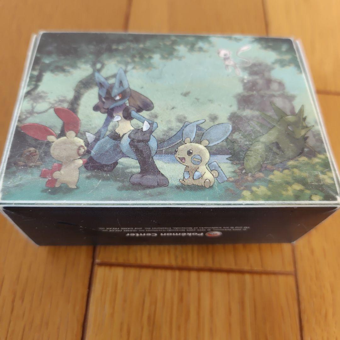 ポケカ ハーフデッキケース EC ルカリオ ミュウの気配 - メルカリ