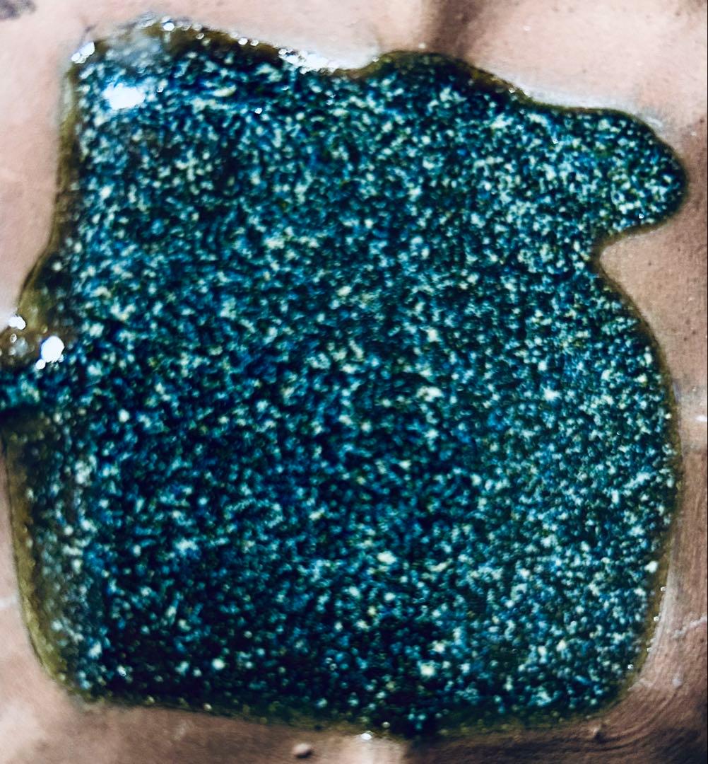 中国骨董品 宜興窯 海鼠釉 雙耳花瓶