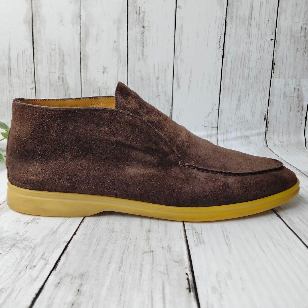 ロロピアーナ【希少】スウェードレザーシューズ　28.5cm　スリッポン　モカシン