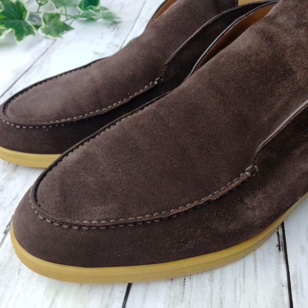 ロロピアーナ【希少】スウェードレザーシューズ　28.5cm　スリッポン　モカシン
