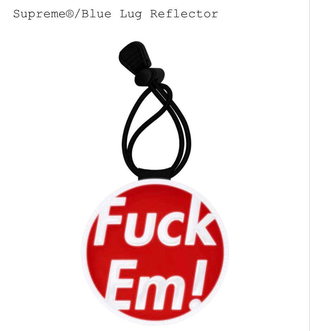 小物 Supreme Blue Lug Reflector \"Red\"