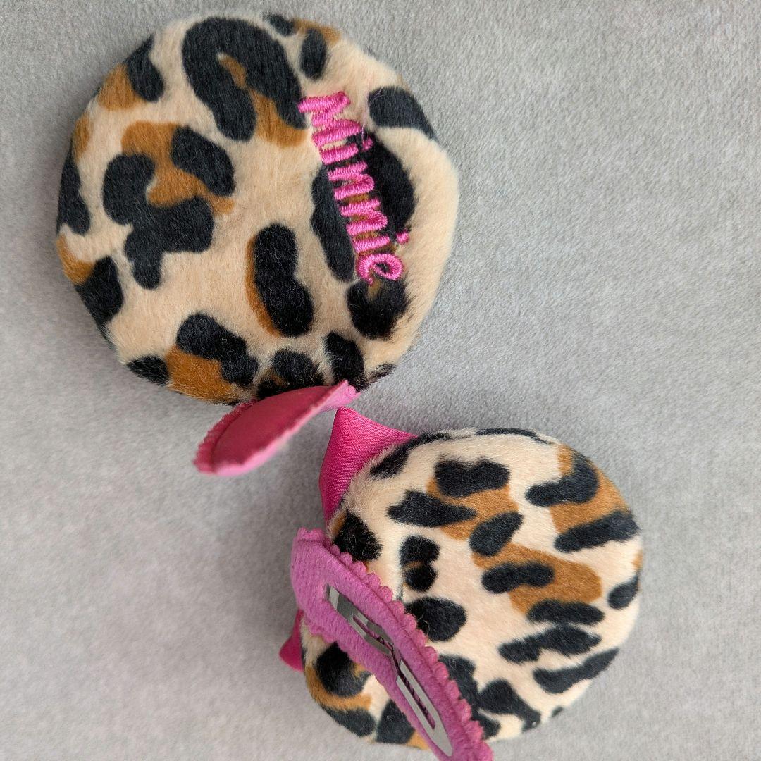 ディズニーリゾート ヘアピン 豹柄 ヒョウ柄 ミニー - メルカリ