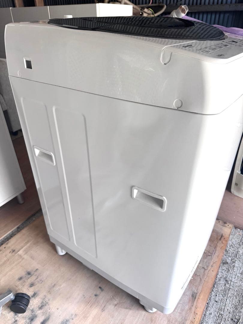 21年製 シャープ 11.0kg 洗濯機 ES-GW11E-S シルバー系