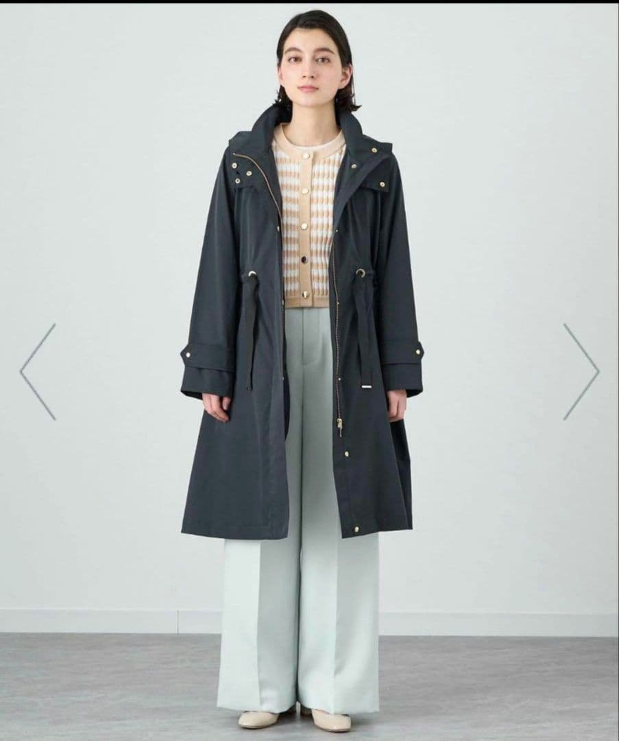 【美品】ANAYI ブライトツイルライナー付きモッズコート ブライトツイルライナー付きモッズコート|ANAYI OFFICIAL ONLINE STORE