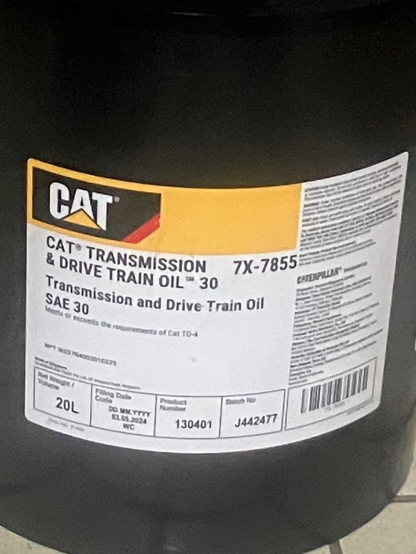 CAT(キャタピラー)純正オイルTDTO#30 - メルカリ