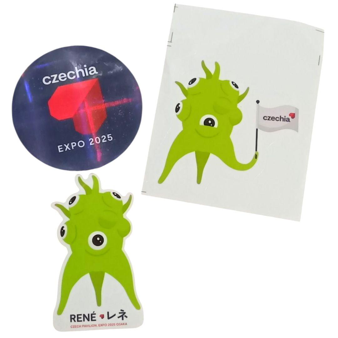 万博 チェコ レネ ステッカー シール 非売品 - メルカリ