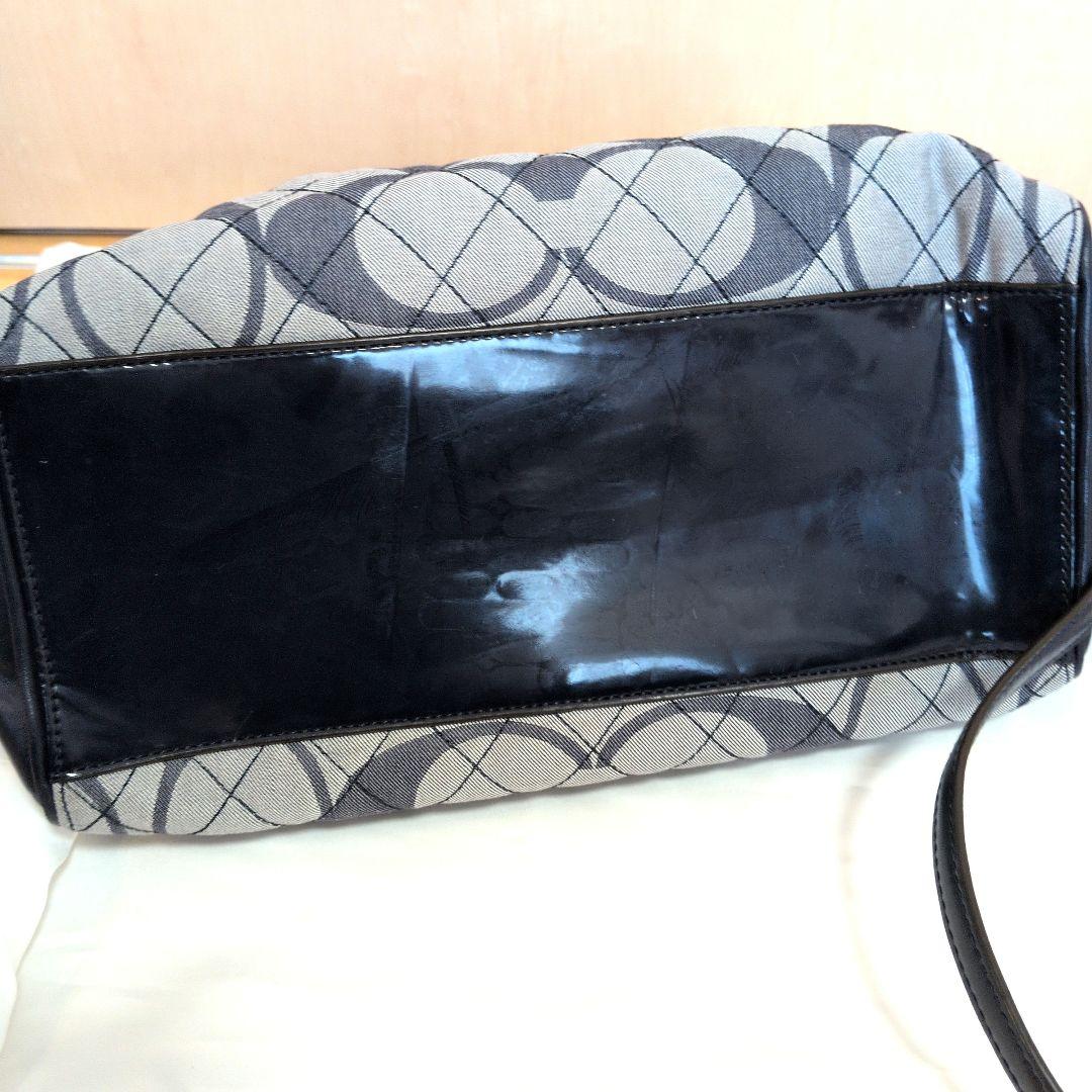 COACHシグネチャー キルティングデニム 2wayショルダーバック www