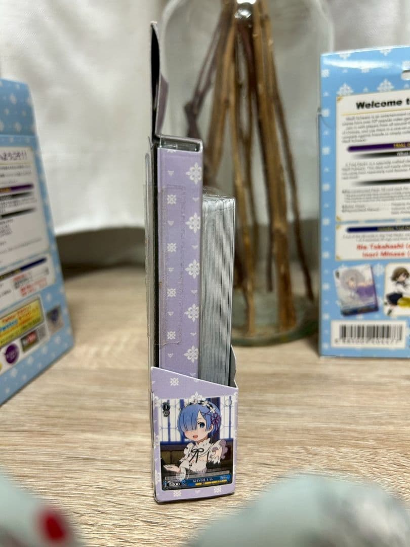 未開封 ヴァイスシュヴァルツ リゼロ トライアルデッキ 英語版開封