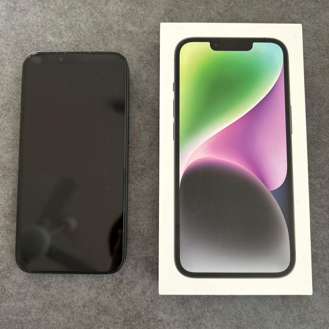 Apple iPhone 14 ブラック 未使用 iPhone 14 新品未開封 iPhone14 128GB [Midnight/ミッドナイト/黒] SIM