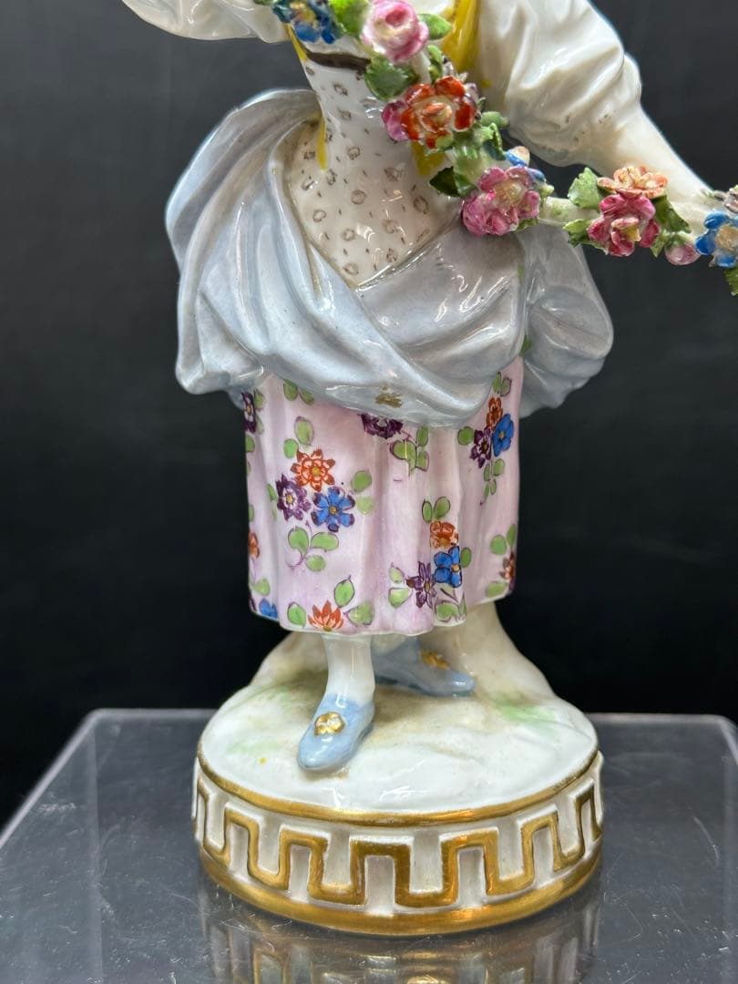 マイセン ガーデナーの恋人たち 高さ17cm トエカ 東ゆ7-0317⭐︎2F