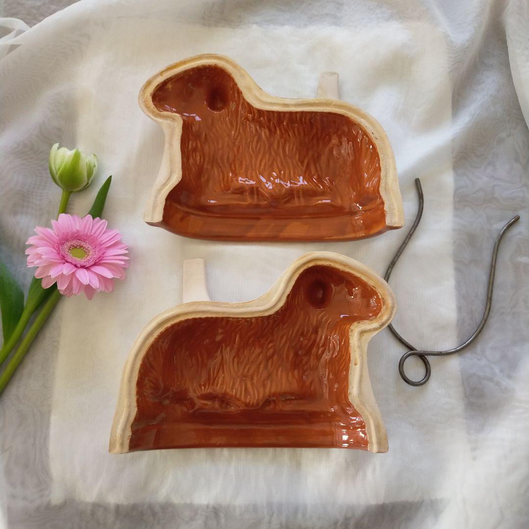 【大幅お値下げ】アニョーパスカル　アルザス　スフレンハイム焼　焼き型（大） 大幅お値下げ】アニョーパスカル アルザス スフレンハイム焼 焼き型