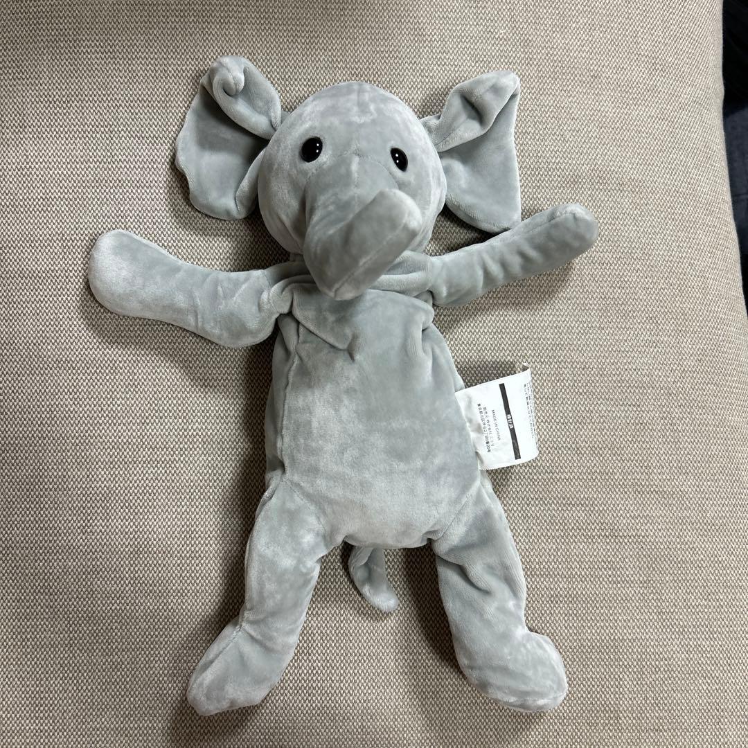 ニトリ クタクタぬいぐるみ ゾウ - メルカリ