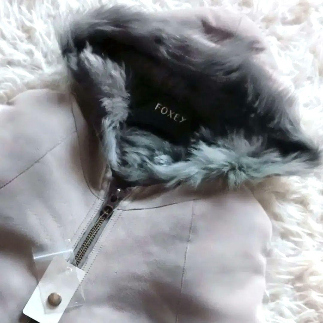 新品未使用✨羊革リアルムートン リバーシブルポンチョ ラムレザー