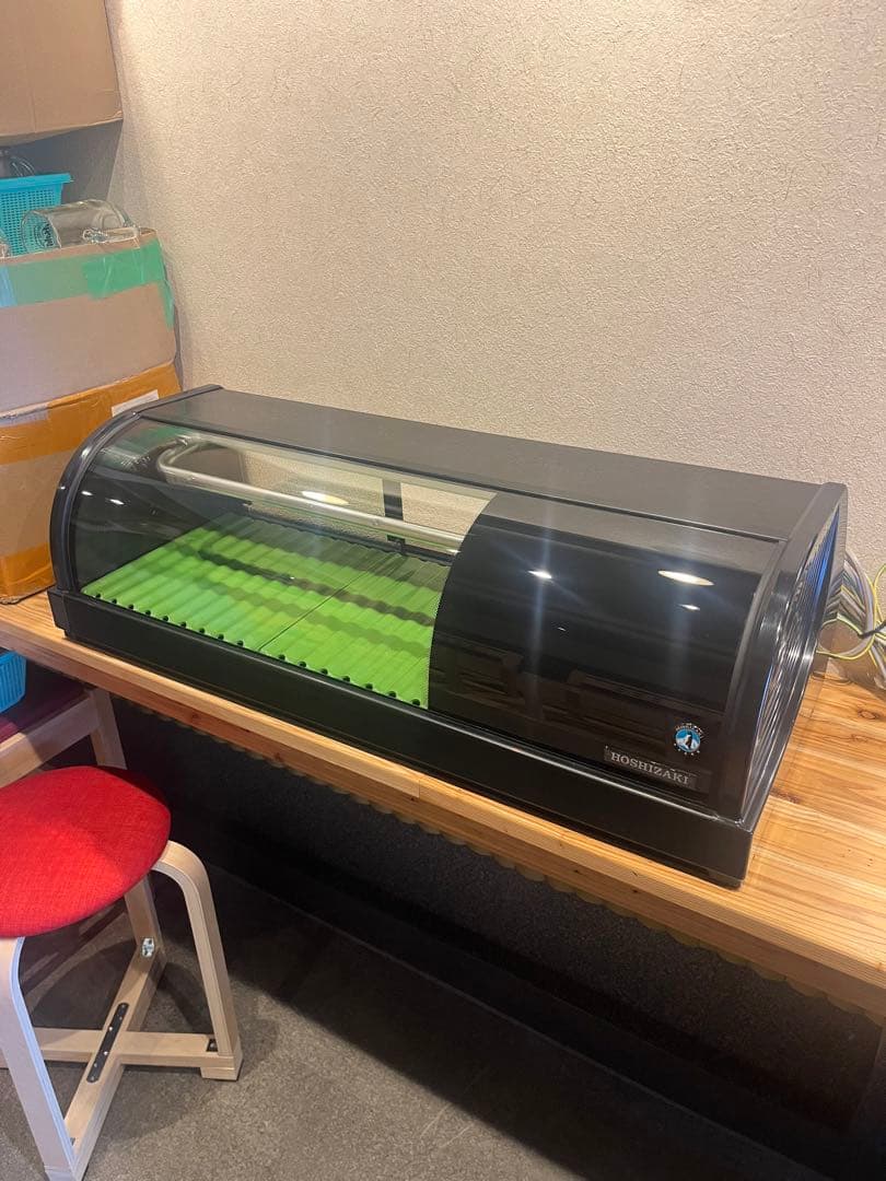 ★HOSHIZAKI ★ホシザキ★ネタケース★黒★取扱説明書有り★ ホシザキ（HOSHIZAKI） 冷蔵ネタケース HNC-120B-L-B 左ユニット 冷蔵