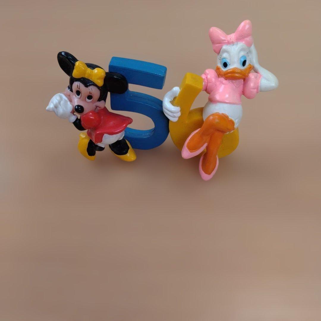 ディズニー仲間たち 数字フィギュア ソフビ レトロ レア - メルカリ