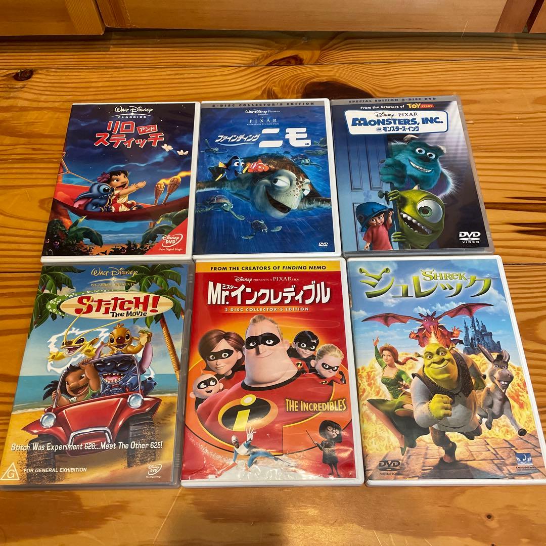 早い者勝ち‼️【訳あり】ディズニー ピクサー DVD 全6巻セット 6本