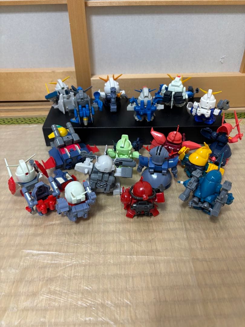 完成品 昭和BB戦士 SDガンダム 16体まとめ売り 箱、説明書、ランナー等