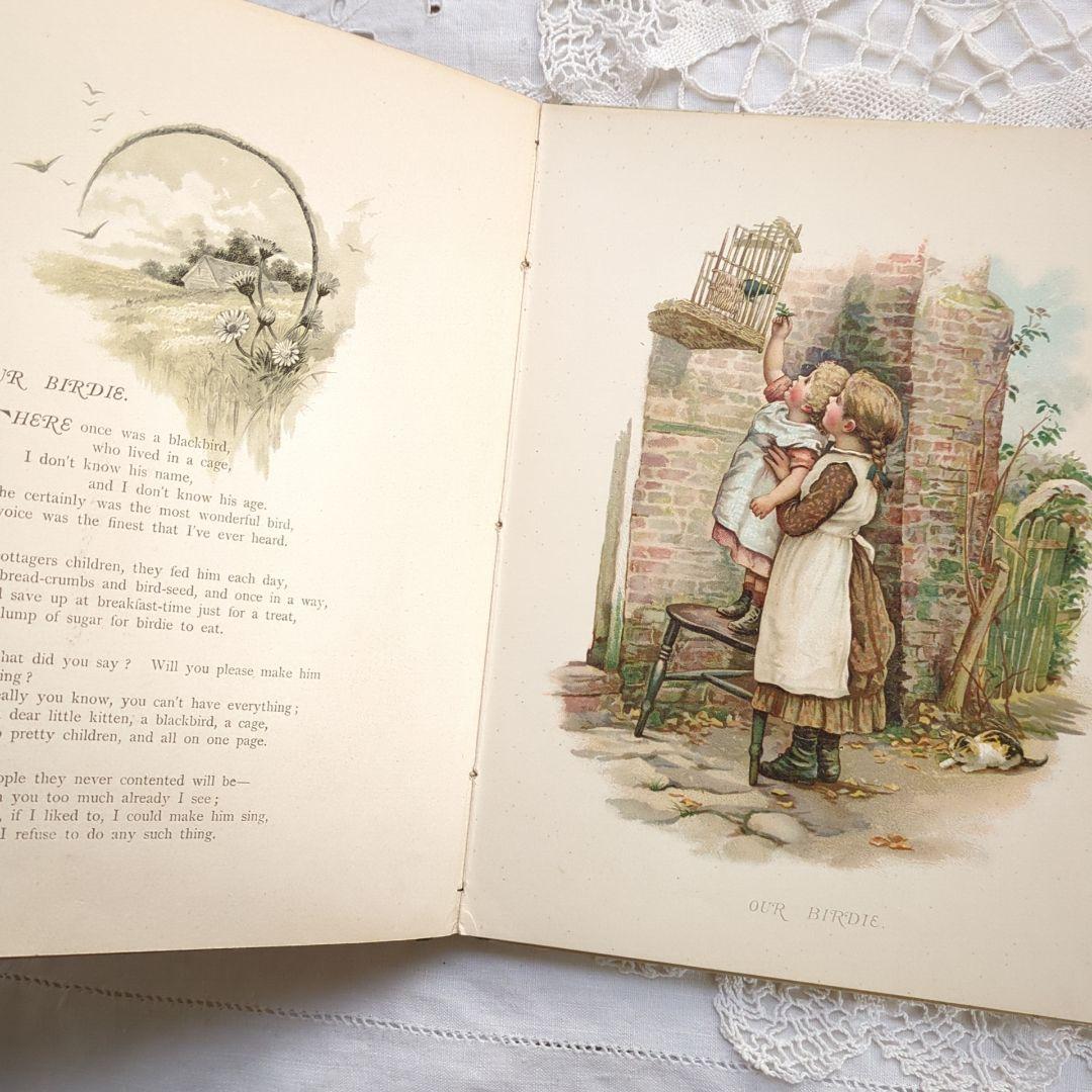 超稀少1888ハリエットベネット絵本 洋書 児童書 アンティーク