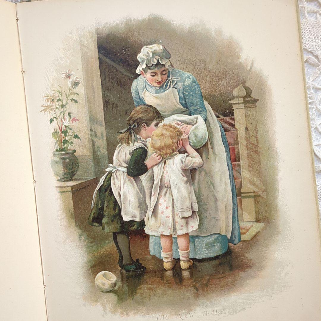 超稀少1888ハリエットベネット絵本 洋書 児童書 アンティーク