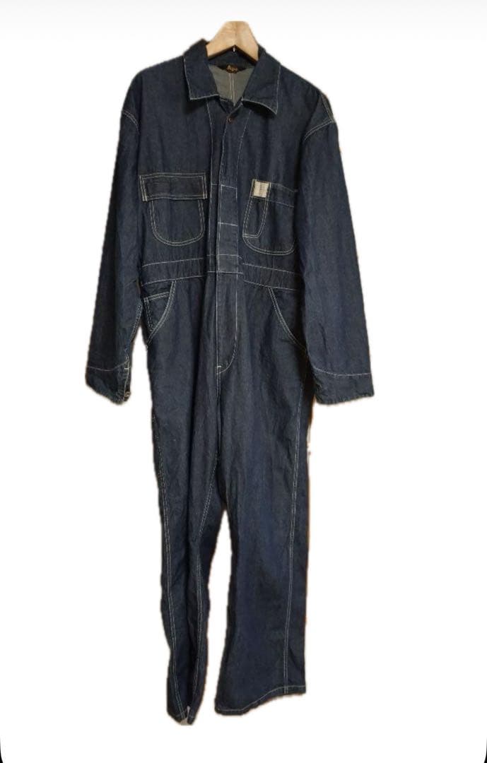 APE エイプ デニム ジャンプスーツ ツナギ オールインワン キムタク M