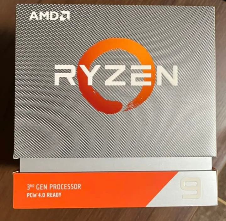 美品 AMD Ryzen 9 3900X 付属品クーラー未使用 日本国内正規品 Amazon | AMD Ryzen 9 3900X with Wraith Prism cooler 3.8GHz 12コア
