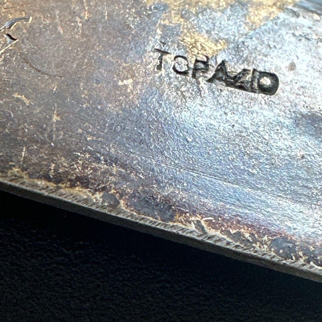 アンティーク シルバー製 ナプキンリング 刻印 ぶどう