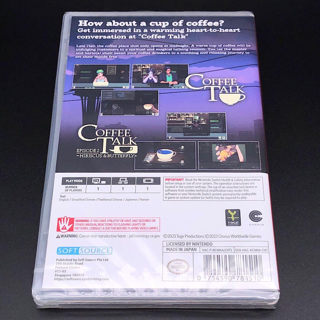 Coffee Talk エピソード 1 + 2 ダブルパック switch - メルカリ
