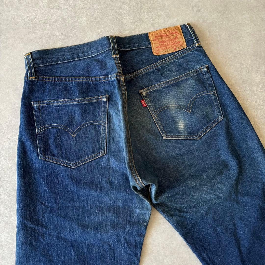 90s LEVI'S 501XX BigE 555 バレンシア 55年モデル復刻 - メルカリ