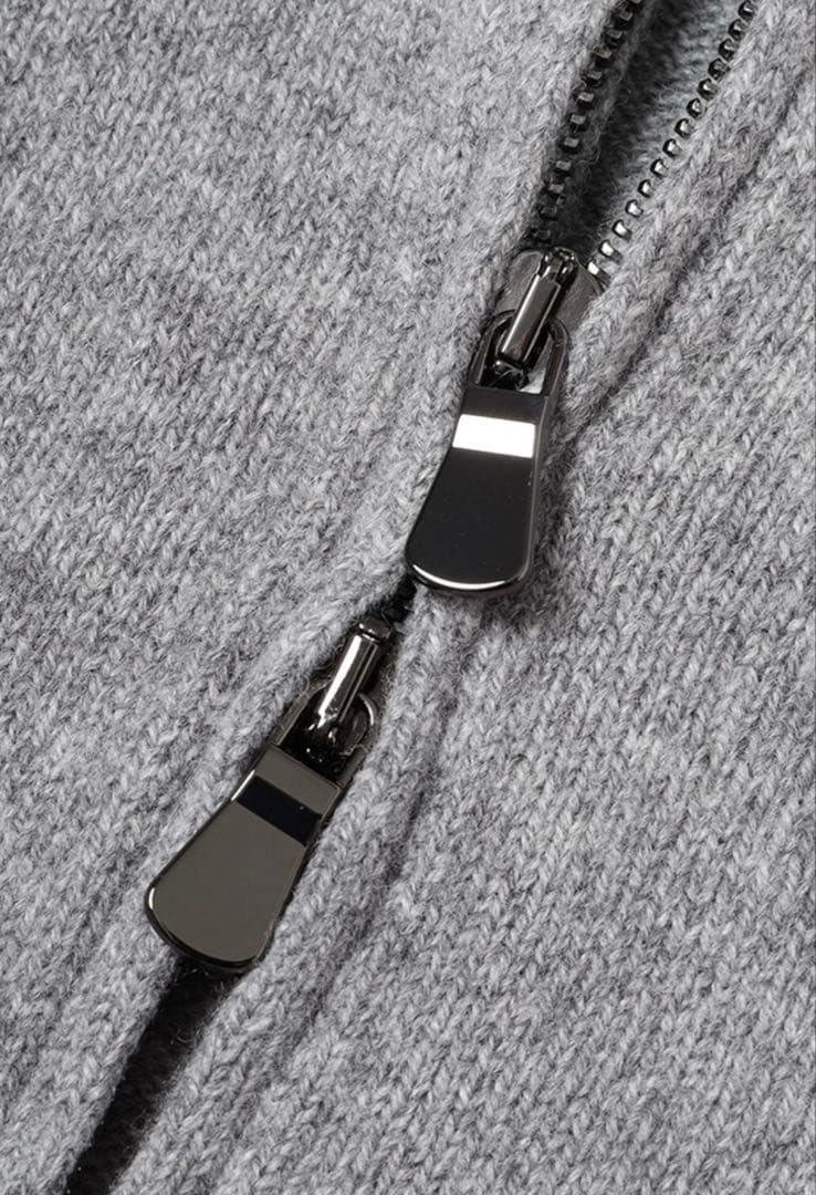 フィリッポ デ ローレンティス 7G カシミヤ混ウール フルジップニット