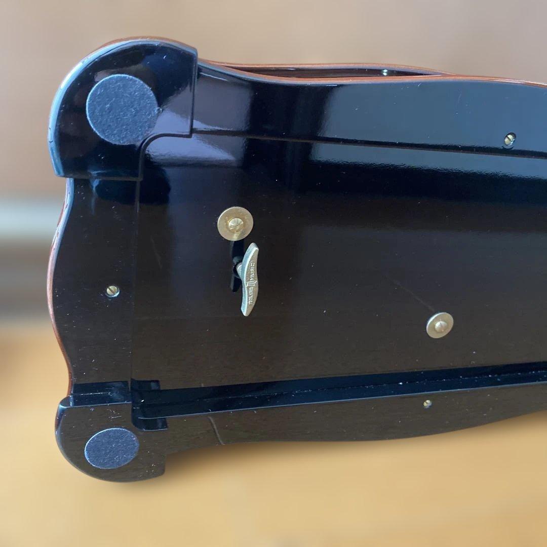 リュージュオルゴール カノン 144弁 ホワイトローズ スイス製 廃盤品 希少