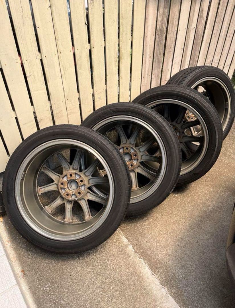 ジュークニスモ純正ホイール+ヨコハマECOSリーフ・セレナ等流用可