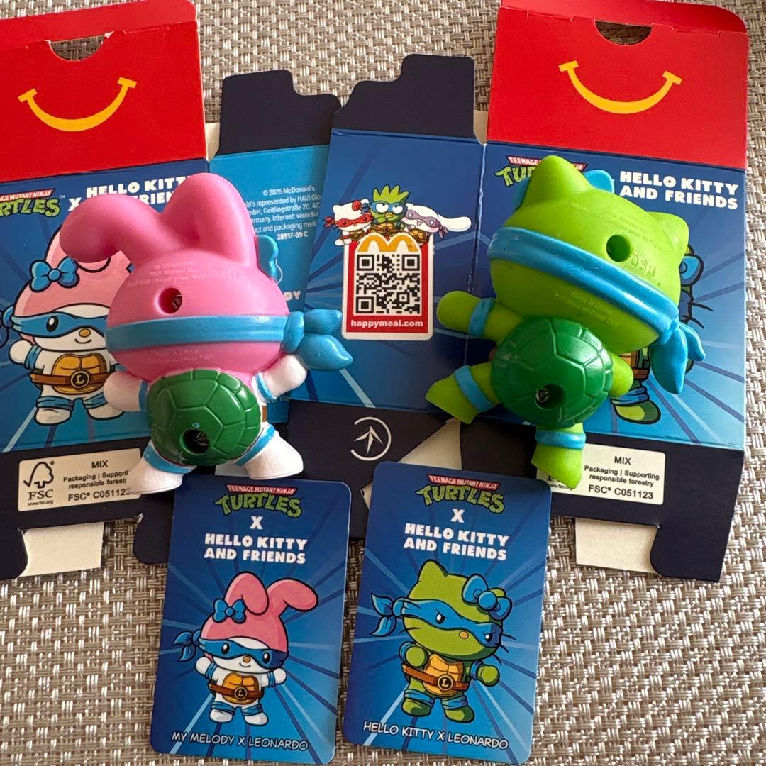 新品 コラボ 海外限定 マクドナルド サンリオ タートルズ キティ