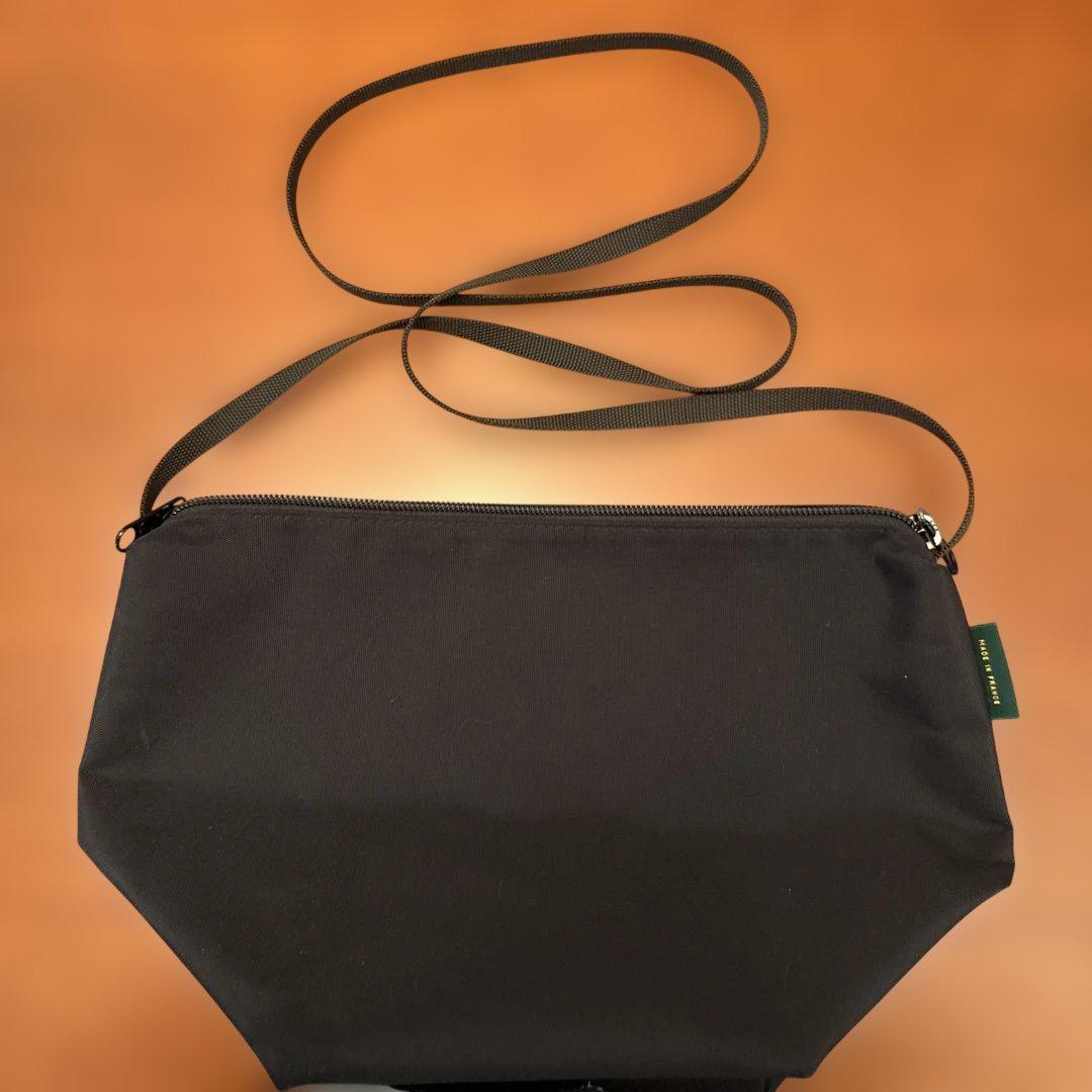 Hervé Chapelier ブラック ショルダーバッグ - メルカリ