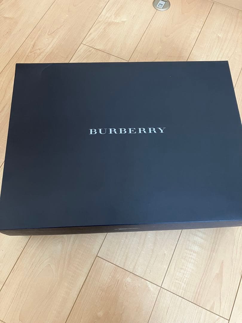 BURBERRY ウールストライプ毛布 未使用