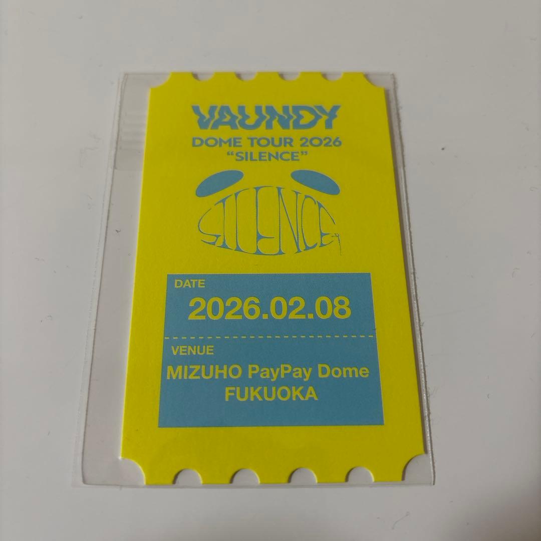 Vaundy SILENCE VAWSくじB賞 オリジナルチケットカード - メルカリ