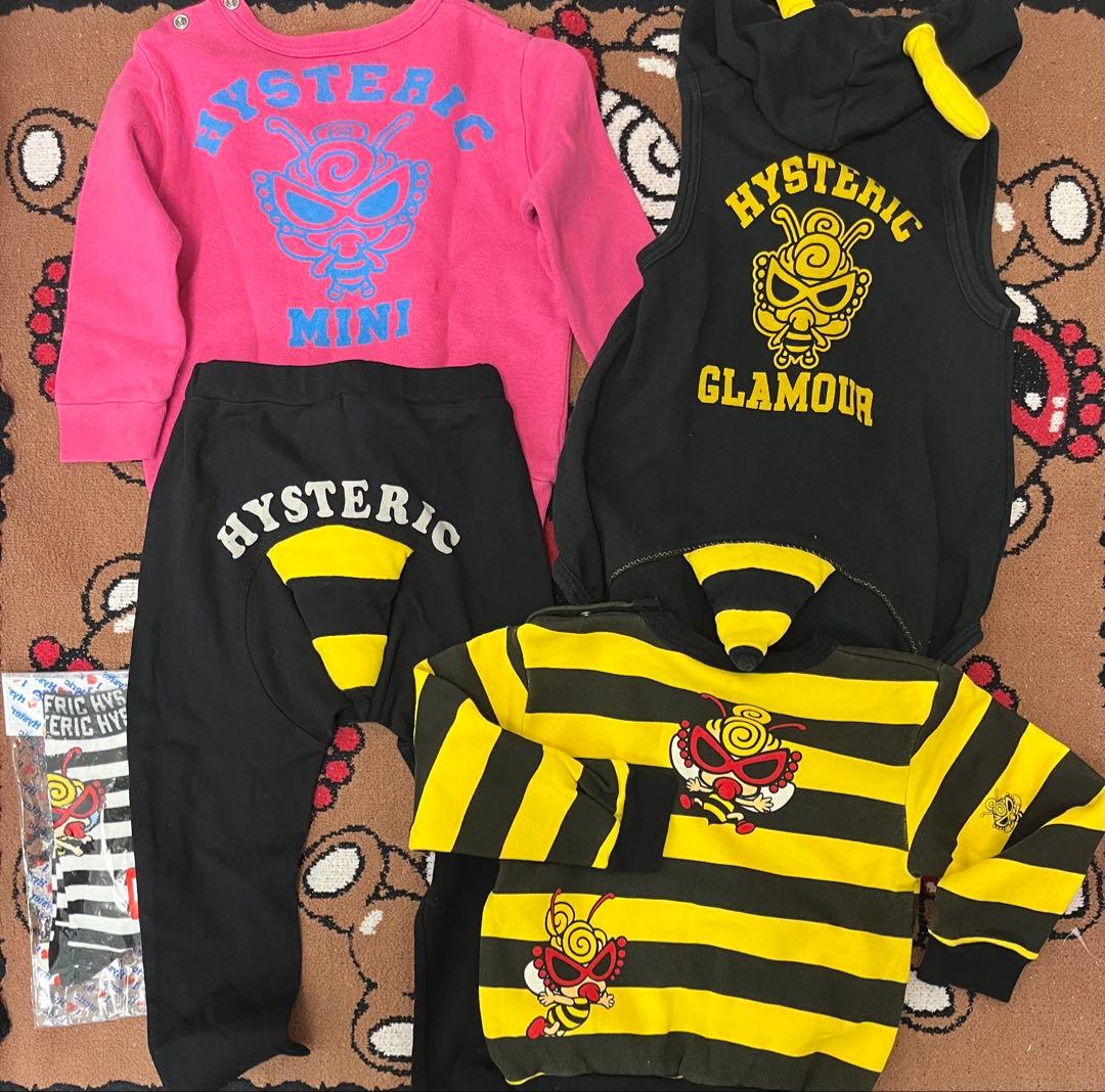 OshKosh☆ピンクロンパース コーデュロイ 花柄 80年代 USA製 24М