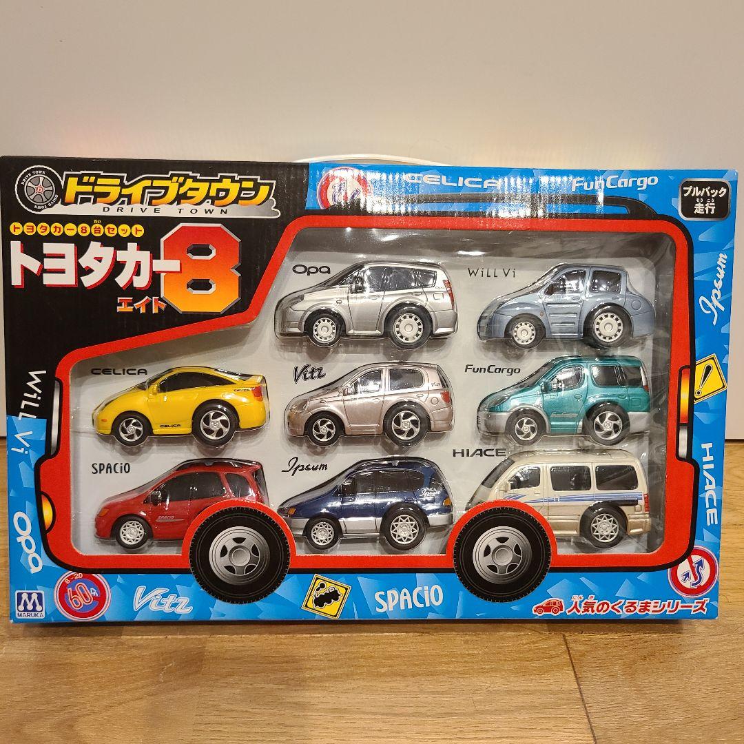 未開封 マルカ ドライブタウン トヨタカー8 ミニカー プルバック