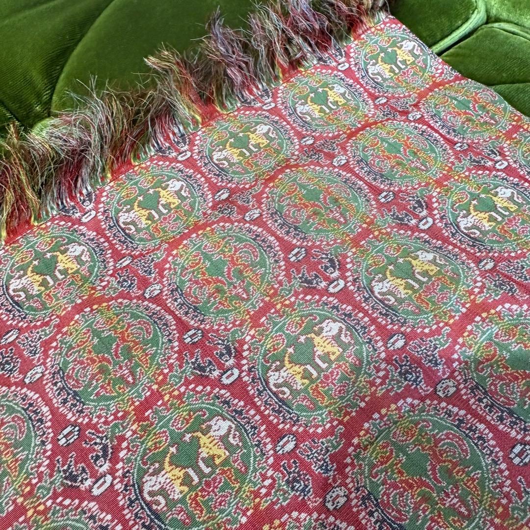 龍村美術織物 テーブルセンター 円文白虎朱雀錦 80×40 - メルカリ