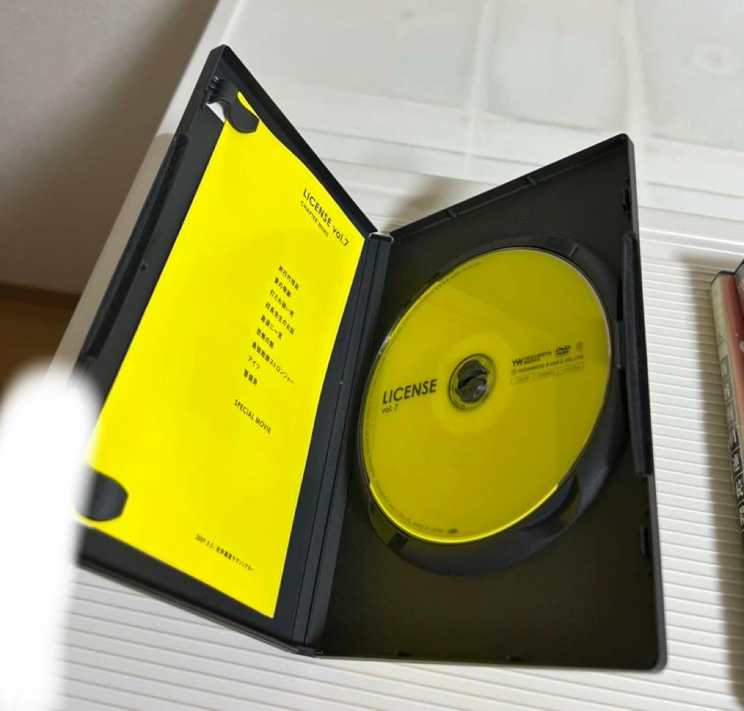 ライセンスのDVDのセット