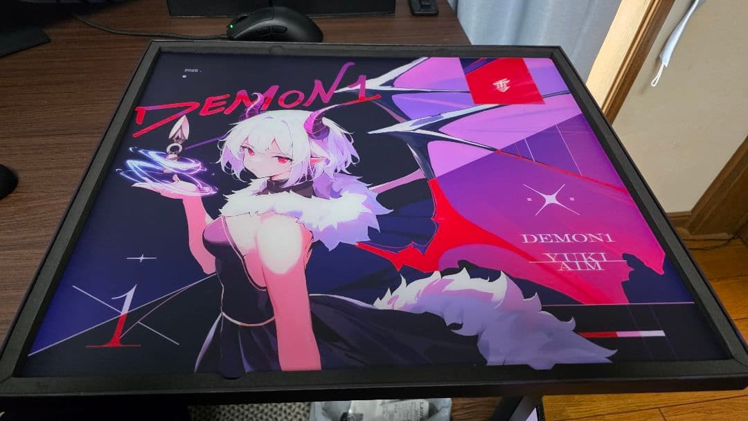 即購入歓迎 YukiAim x Demon1 Glass Mousepad Yuki Aim x Demon1 Glass Pad - Limited Edition - us.MaxGaming.com