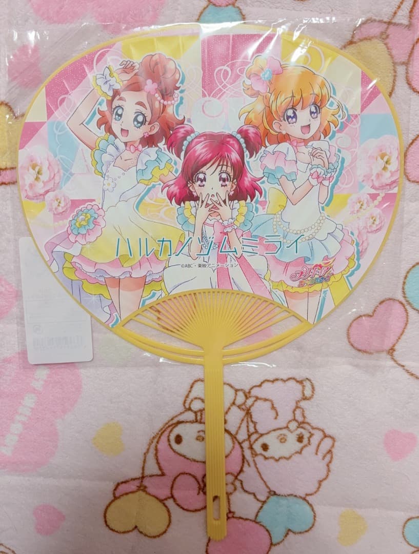 プリキュア プリティストア ハルカノゾムミライ うちわ アイドル