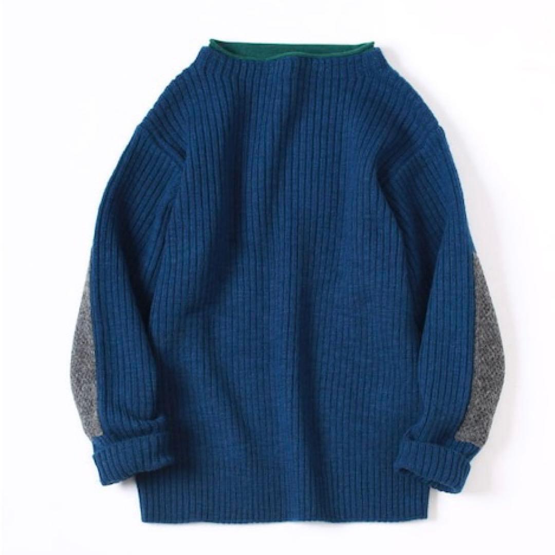 みーたん様　45R マリンクラフトSWEATER リブニットセーター　カシミヤ 45Rカシミヤの908スクールセーター: WOMEN｜45R