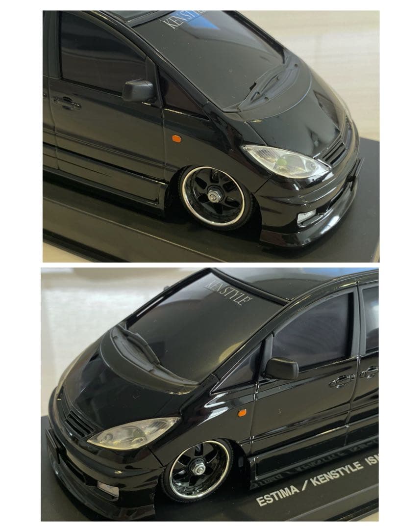 2台セット】アオシマ アルファード&エスティマ VIP 車高調 ラジコン