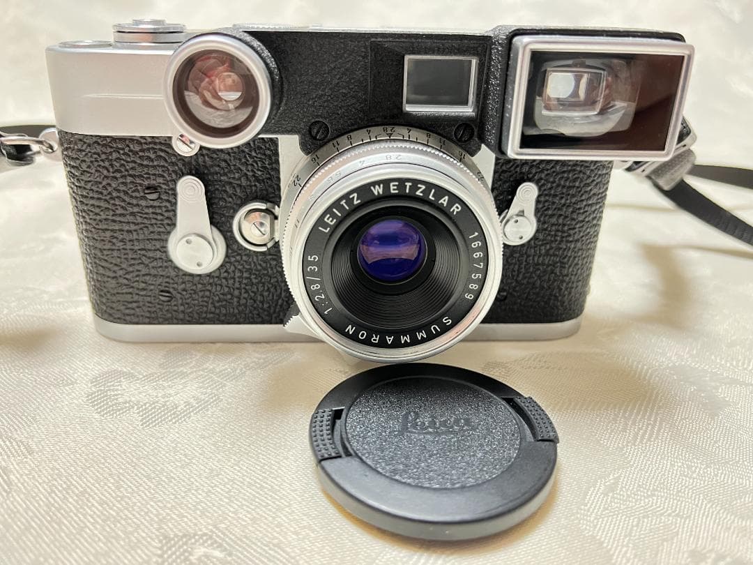 Leica M3 Summaron F2.8/35mm めがね付　美品 Leica SUMMARON 35mm F2.8 眼鏡付 – ねりま中古カメラきつね堂