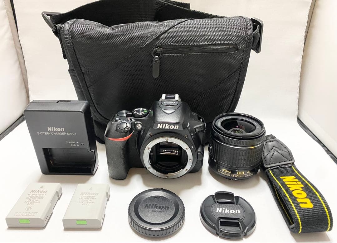 ★美品★Nikon ニコン D5600 AF-P 18-55 VR レンズキット Amazon.com : Nikon D5600 Digital SLR Camera & 18-55mm VR DX AF-P