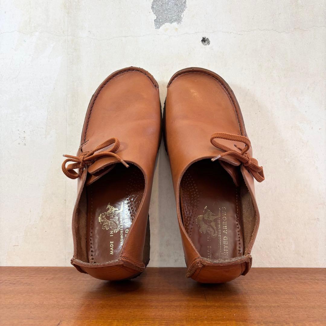 美品 ユナイテッドアローズ別注 パドモア&バーンズ ラガー 天然皮革 茶 694